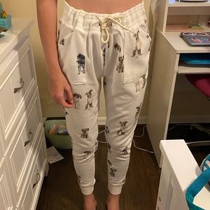 Girls Puppy Sweatpants
